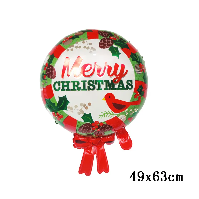 Merry Christmas Foil Balloon Navidad 2023 Home Decoration Santa Claus Snowman Decor Christmas Party Xmas New Years Supplies Gift