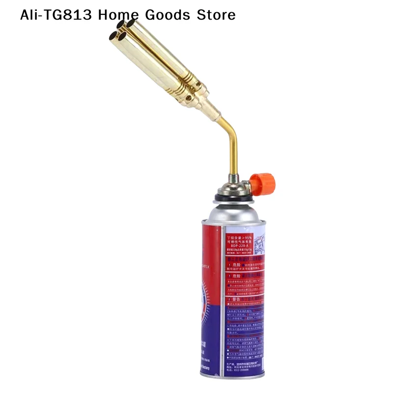 [TG813]Butane Burner Welding Gas Torch Flame Gun Brazing Flamethrower Outdoor Camping BBQ Portable Soldering Heat Gun