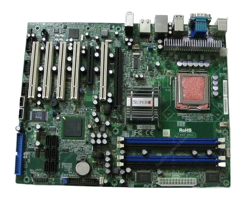 

Original C2SBC-Q 775 platform, server main board 5 PCI industrial control equipment main board spot