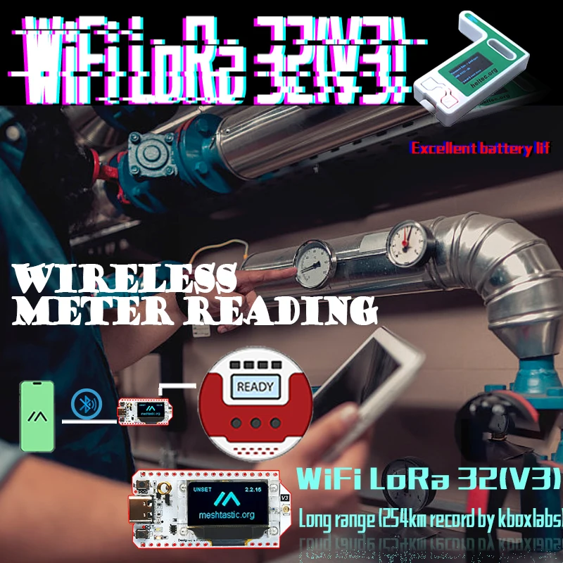 Heltec Meshtastic WiFi LoRa 32 V3 Dev-board 2024 nowość dla IoT Tracking dong Ditance Ditance Maker Mesenger Maker duża wyprzedaż