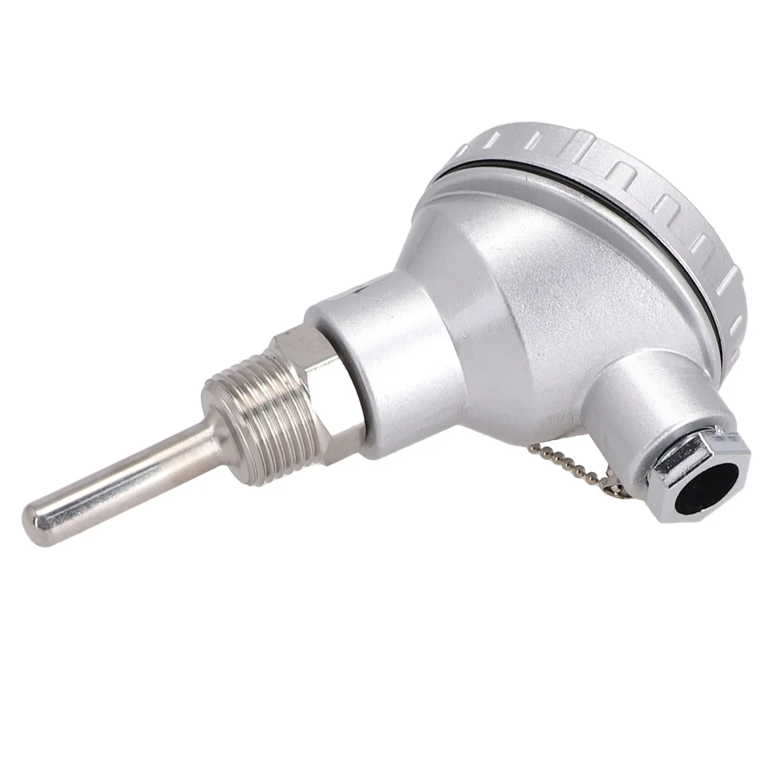 Imagem -05 - Sonda do Sensor de Temperatura do Npt Thread Termopar Terminal Head200420 ° c 50400 mm Comprimento do Tubo Pt100 Aço Inoxidável