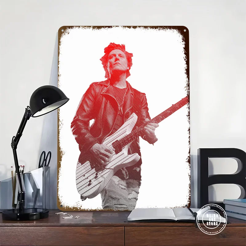 Synyster Gates Metal Poster Perfect Gift for Fans Lovers Customized Wall Art Metal Sign for Home Decor Accessories House Items
