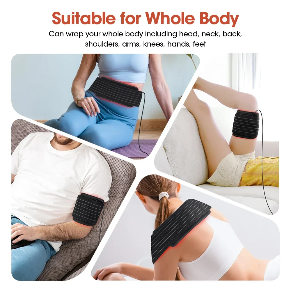 الاستخدام المنزلي لكامل الجسم 660nm 850nm بالقرب من آلة إضاءة الأشعة تحت الحمراء أداة تجميل للعناية بالبشرة