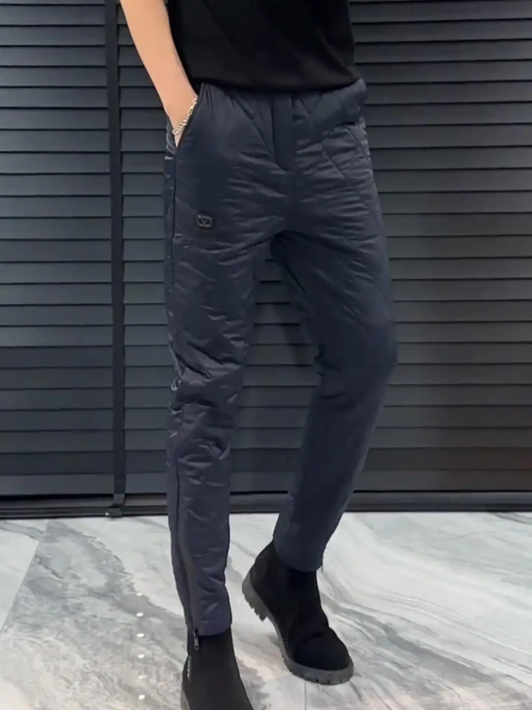 

Men's Casual Cotton Pants Autumn Winter New Sle Faionable Comfortable Haome Tied Waist Straight Leg Faion Urban