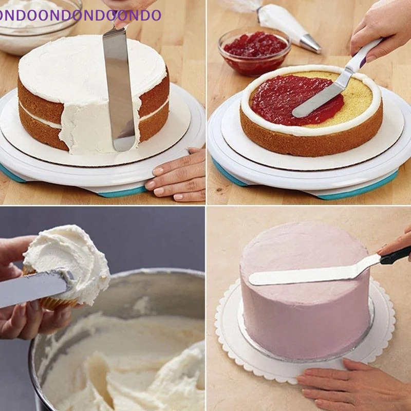 1/2Pcs Stainless Steel Baking Spatula Lifter Set With Food Grade Material Comfort Grip Handle For Cake Decorating Home Baking