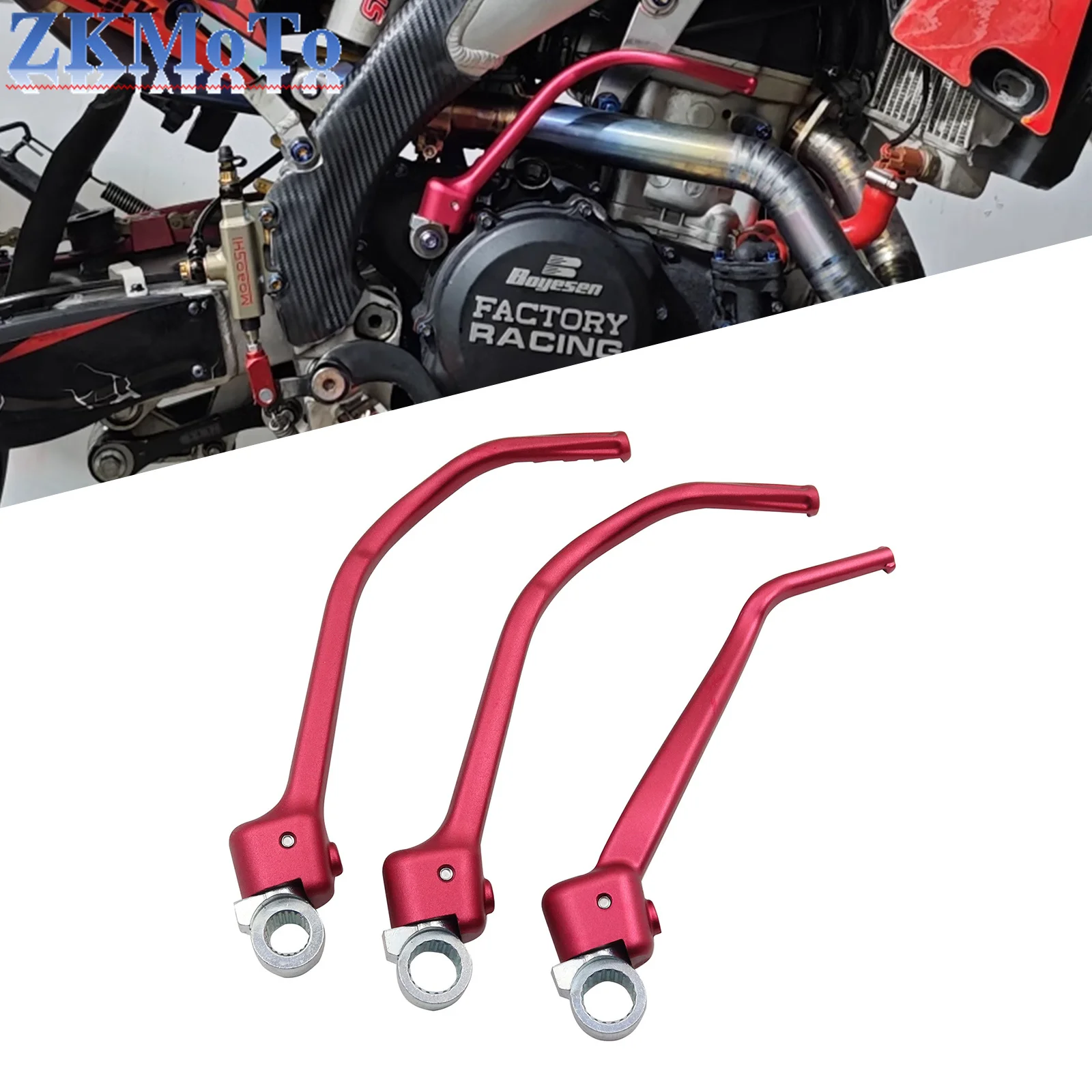 

CNC Aluminum Forged Kick Start Starter Lever Pedal For Honda CRF150R CRF150RB CRF250R CRF450R 2007-2023 2024 Universal Parts