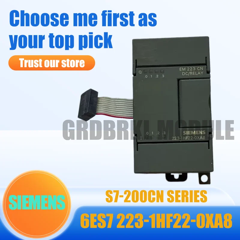 

New Original SIEMENS 6ES7 223-1HF22-0XA8 6ES7223-1HF22-0XA8 SIMATIC S7-200 CN EM223 PLC Module