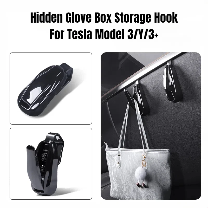 

Для Tesla Model Y/3/3 + Y Juniper многофункциональный перчаточный ящик креативный крючок пассажирский скрытый крючок для хранения внутренние автомобильные аксессуары