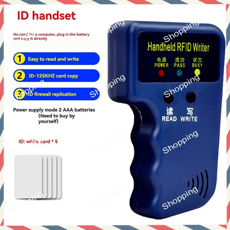 M20K 125Khz RFID Card Reader+5 Cards Kit Copier Writer Duplicator Programmer ID Card Copy EM4305 T5577 Each Writable Tags