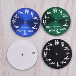 29mm Watch Dial Fit NH35 NH36 Movement Watch Accessories Luminous