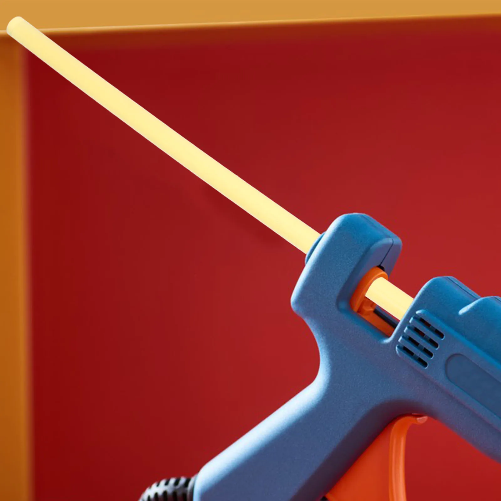 

15pcs Yellow Transparent Hot Melt Glue Sticks EVA Strong Adhesive Craft Bonding Handicrafts Wood Plastic Fabric