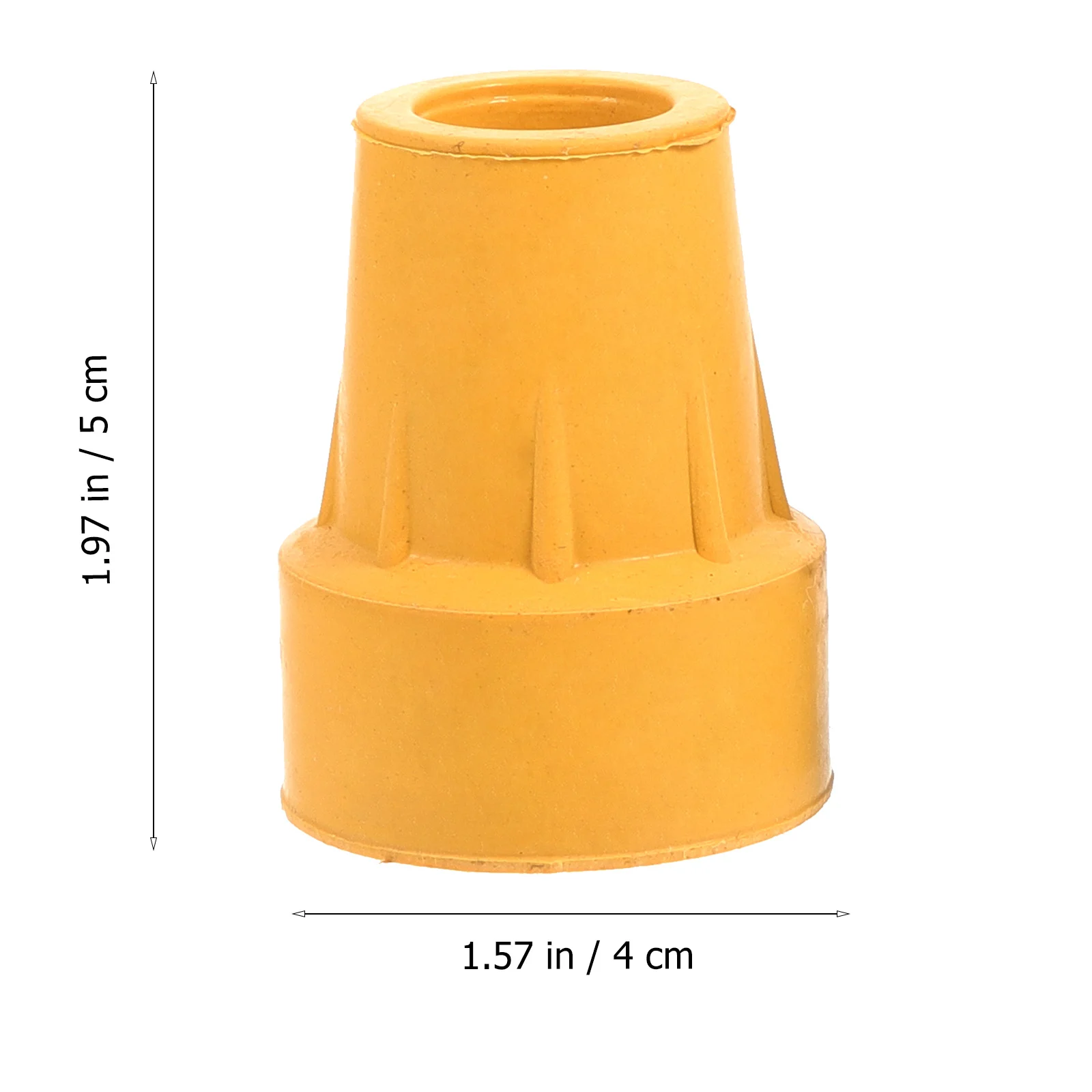 

6pcs Cane Tips Replacement Non-Slip Rubber Cushioning Trekking Pole Walking Stick Crutch Foot Pad Hiking Pole Protector Plastic