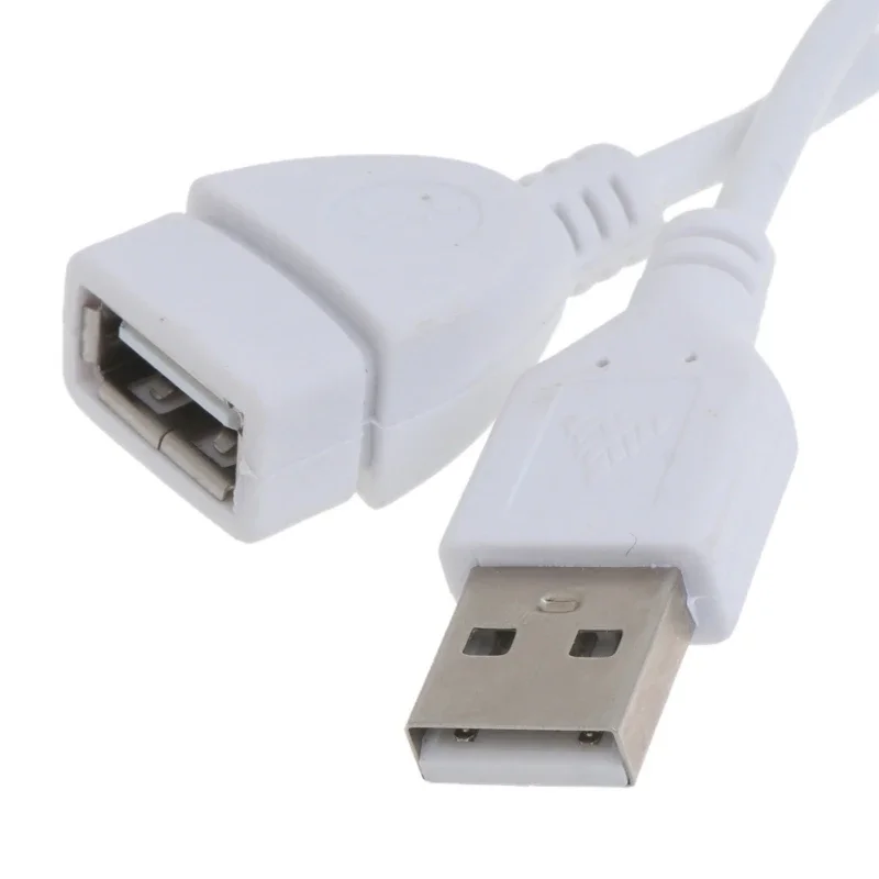 Cáp Nối Dài USB Màu Trắng 5ft – Cáp Nối Dài USB 2.0 Loại A Nam Sang Nữ Cho Bàn Phím, Chuột, Máy In