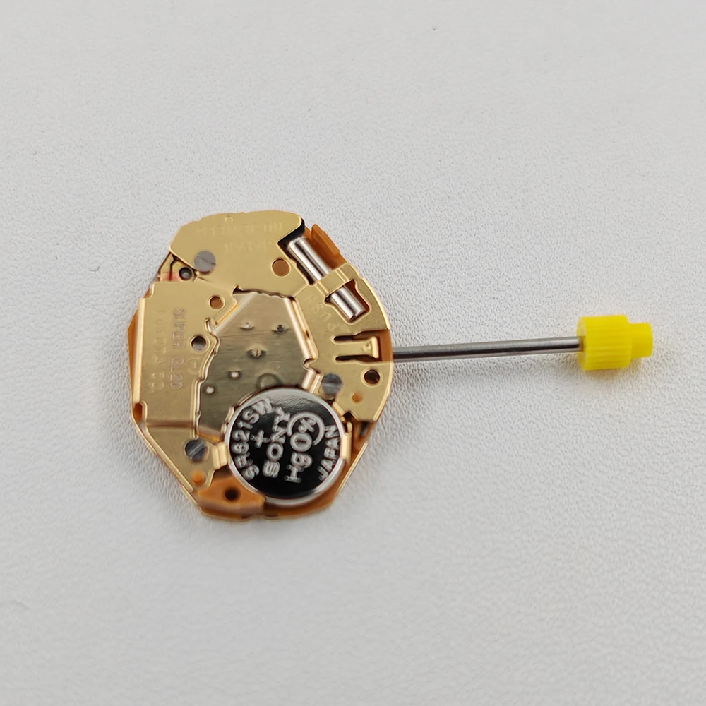 Japón Miyota GL20 movimiento de reloj de cuarzo modificación reemplazar mecanismo Super GL20 movimiento de cuarzo dorado con batería/piezas de vástago