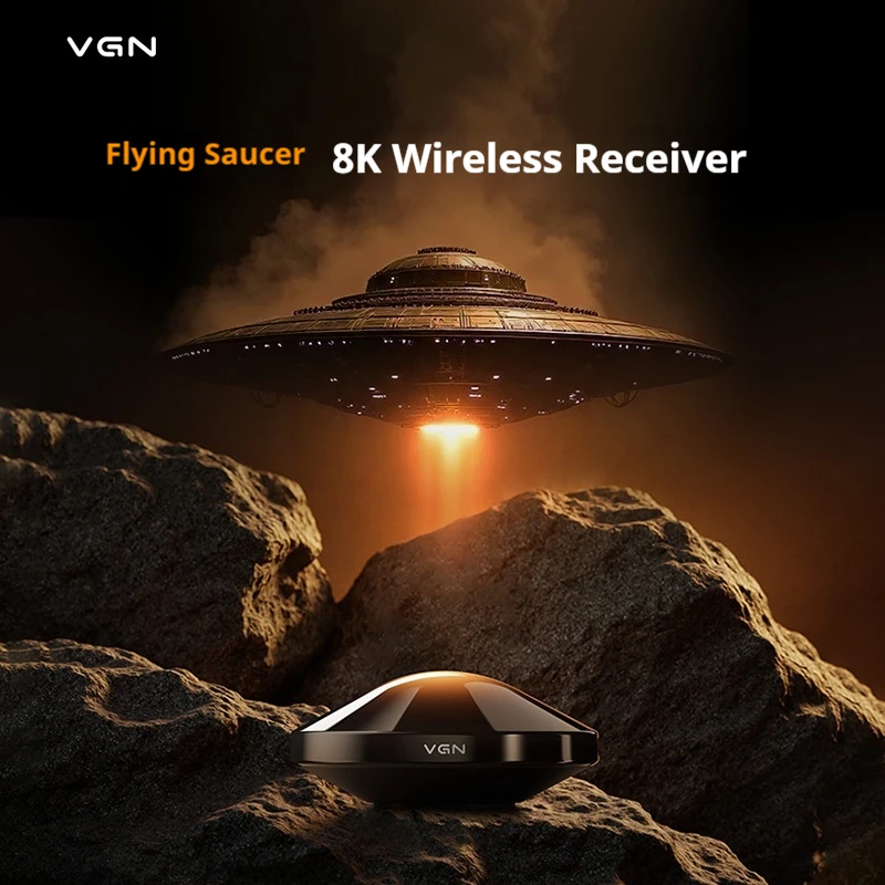 

VGN UFO Wireless Signal Receiver 8KHz Polling Rate for eSports Gaming, Compatible with Dragonfly F2