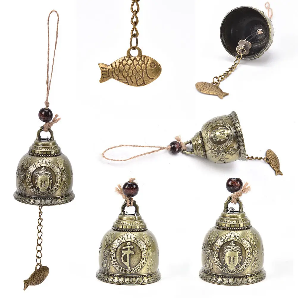 Blessing Bell Feng Shui Wind Chime For Good Luck Fortune Home Car Accessories Craft Feng Shui Pendant Home Hanging Decor