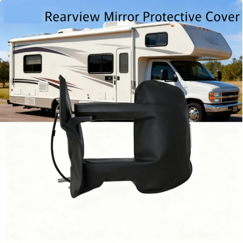1pair Motorhome Rearview Mirror Protector For Fiat Ducato Peugeot Boxer Relay Long Handled Wing Mirror Cover RV Accessory
