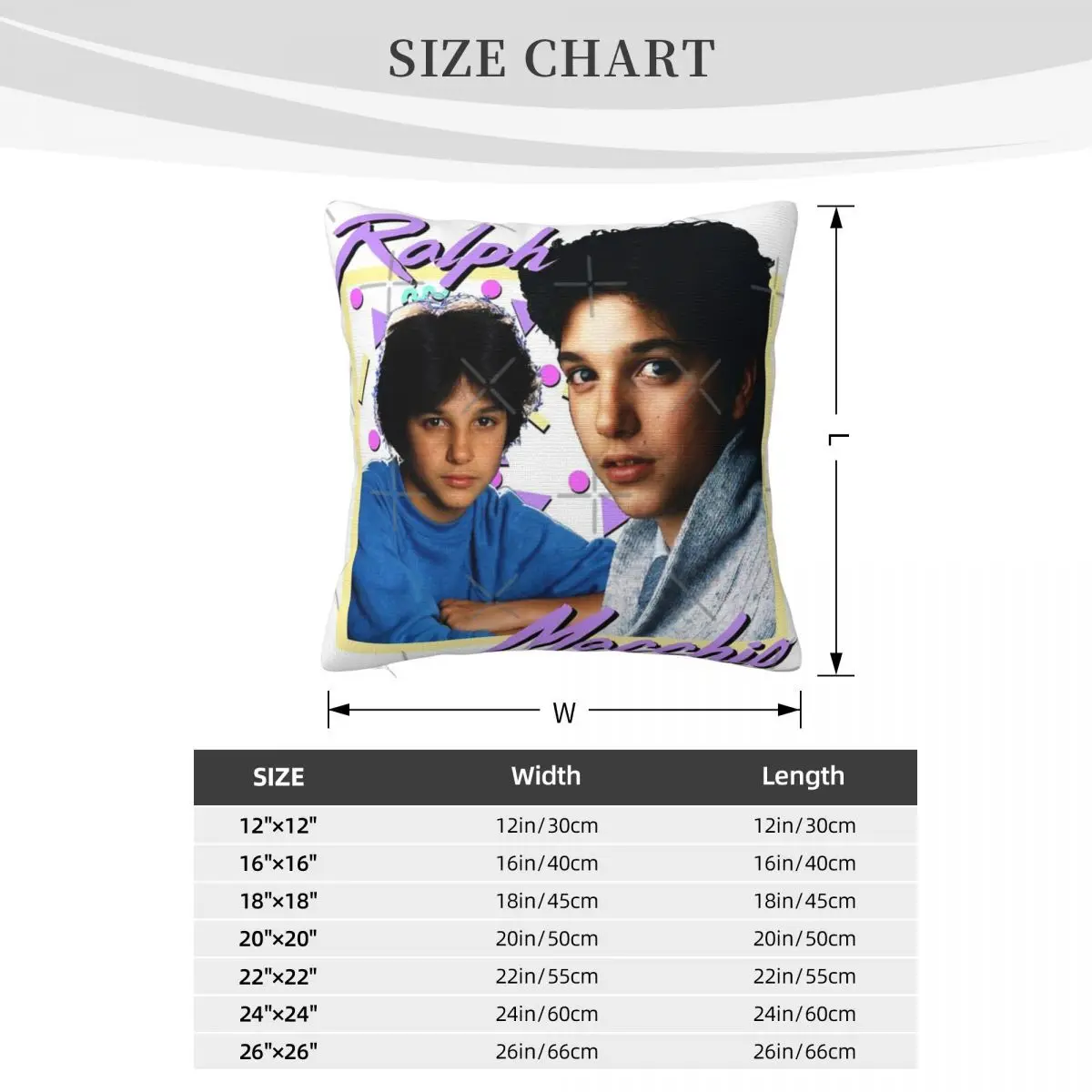 80S Ralph Macchio Pillow Cover Dakimakura Cover Throw Pillow Covers Pillow Case Pillow Cover