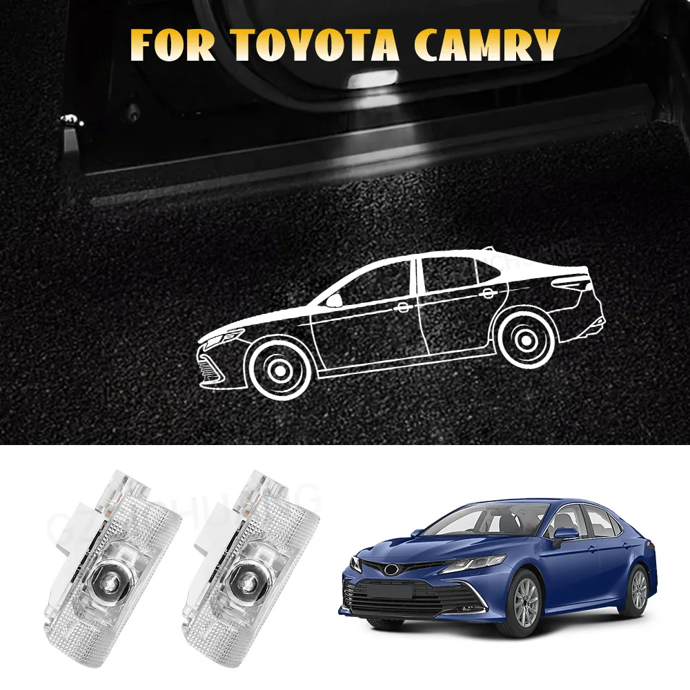 

Car Door Lights For Camry 2007-2021 XV40 XV50 XV55 XV70(40 50 55 70)V40 V50 V55 V70 LED Ghost Shadow Projector Lamps Accessories