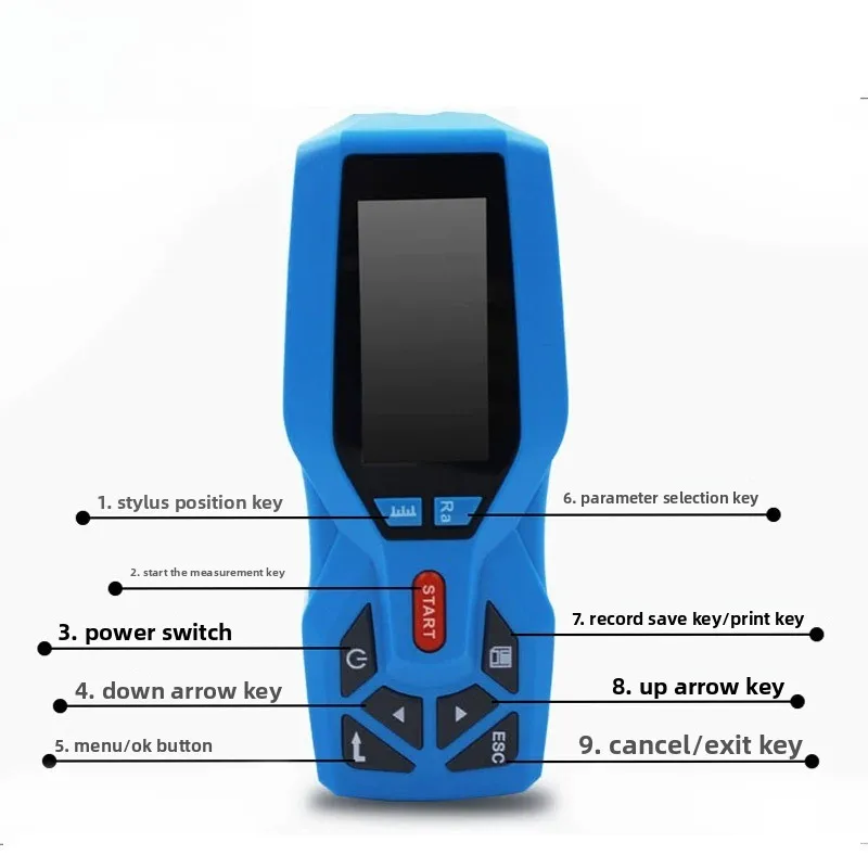 TR200 Portable Surface Roughness Meter High Precision Roughness Meter Handheld Finish Detection