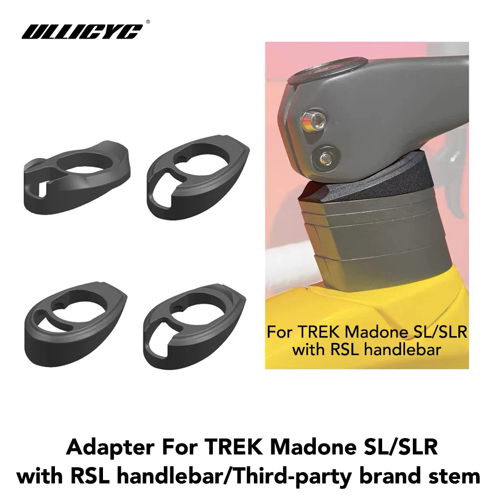 

Адаптер ULLICYC для 3D-печатных рулей Trek Madone SL/SLR/Emonda SL, совместимый с рулем Trek RSL, из нейлонового материала.