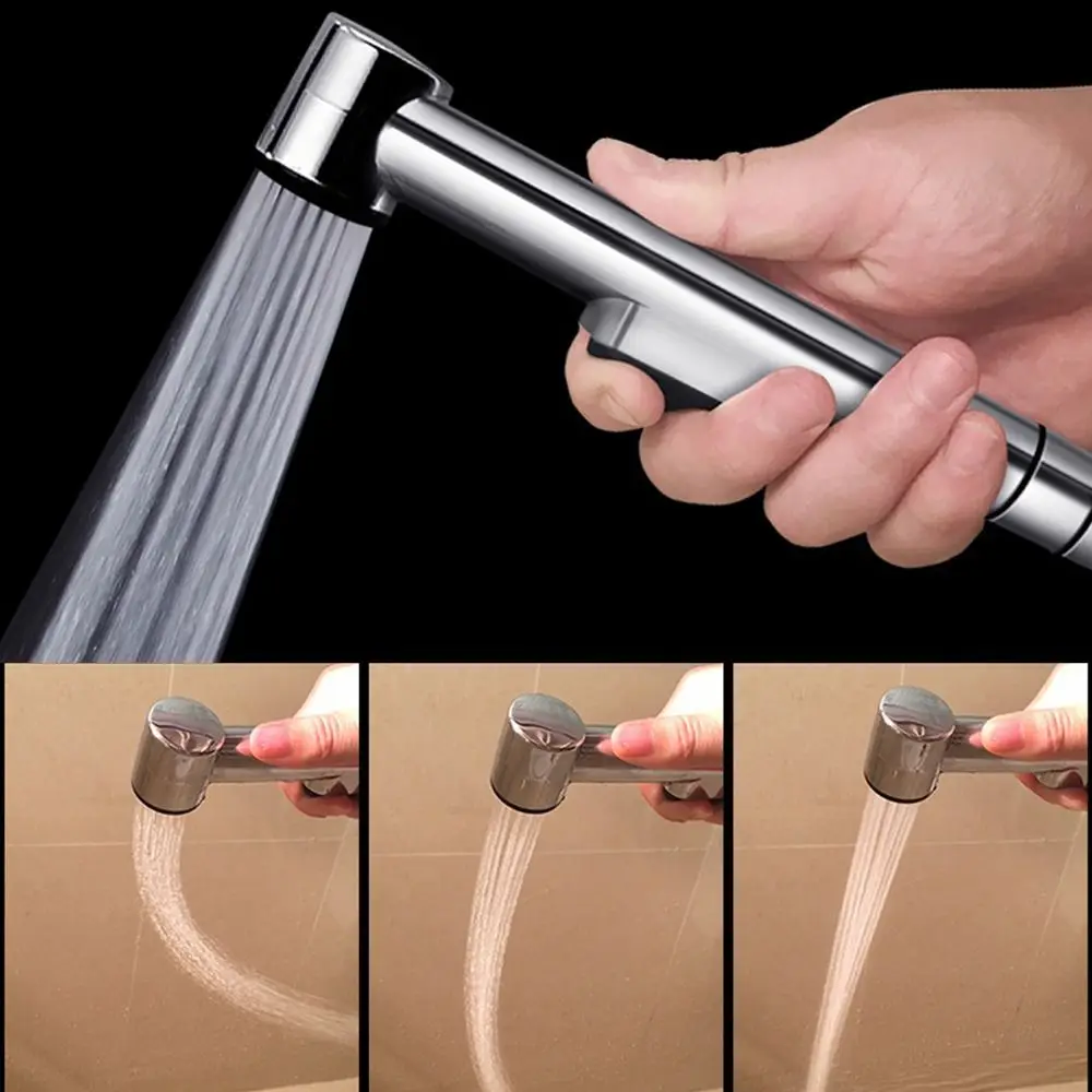 Adjustable Stainless Steel Hygienic Toilet Douche Bidet Shower Head Muslim Shattaf Sprayer Kit Handheld Hose Spray