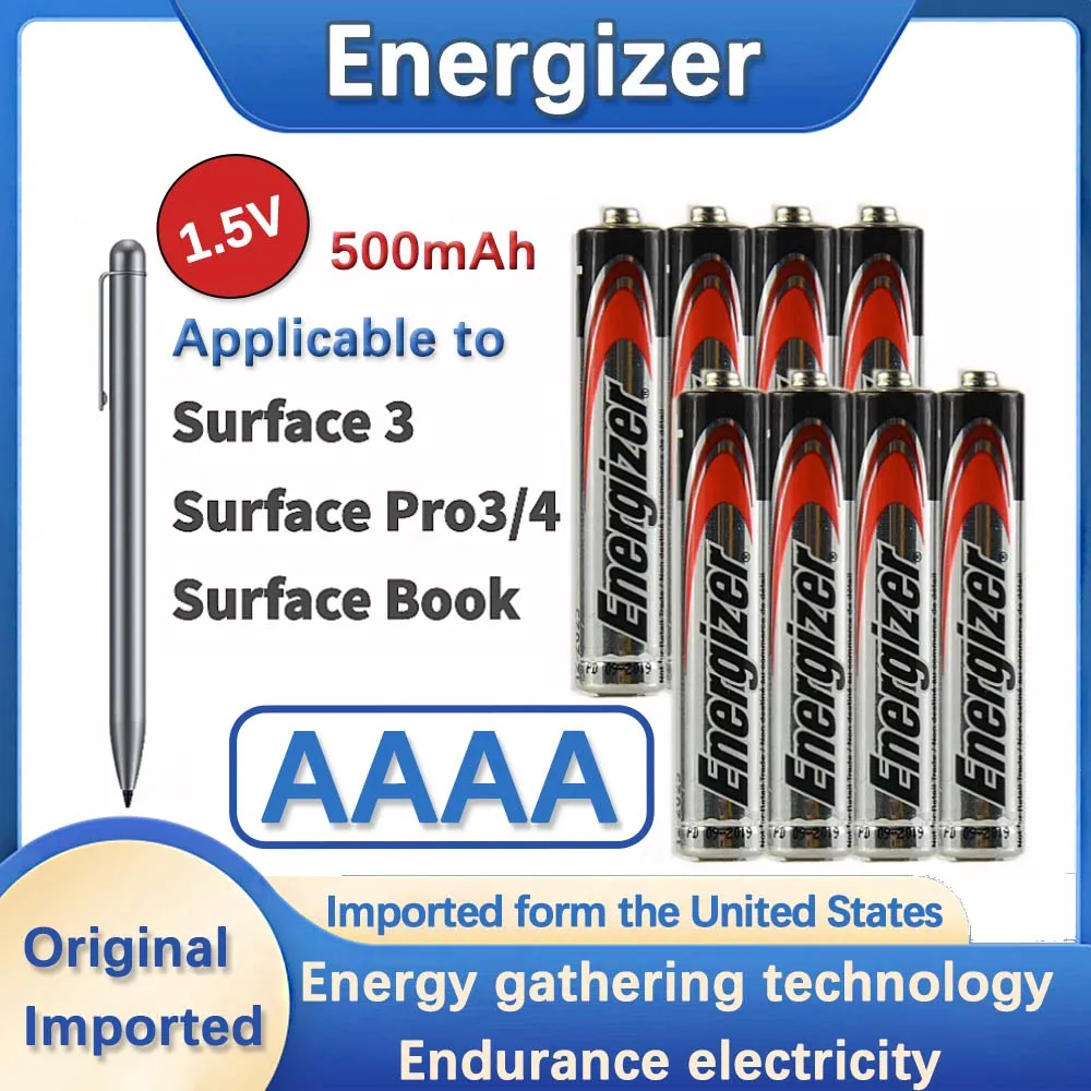 16PCS Energizer 1.5V LR61-E96 AAAA primary battery alkaline battery dry battery Bluetooth headset, laser pen battery