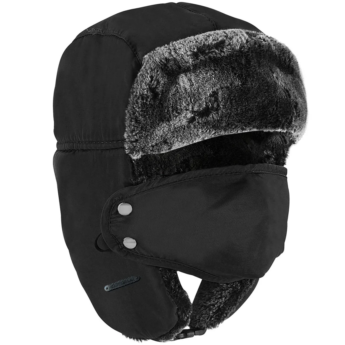 Pilot Hat Ushanka Men\'s Winter Trapper Hat with Windproof Mask-Russian Trooper Hat Hunting Skiing Hat for Men Women