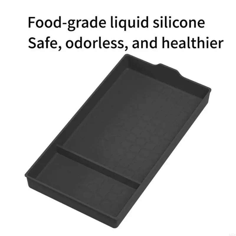 Inner Center Console Tray Insert for 2026 Vehicle Armrest Box, Split-Space Storage Form with Lip Detail for Small X37F