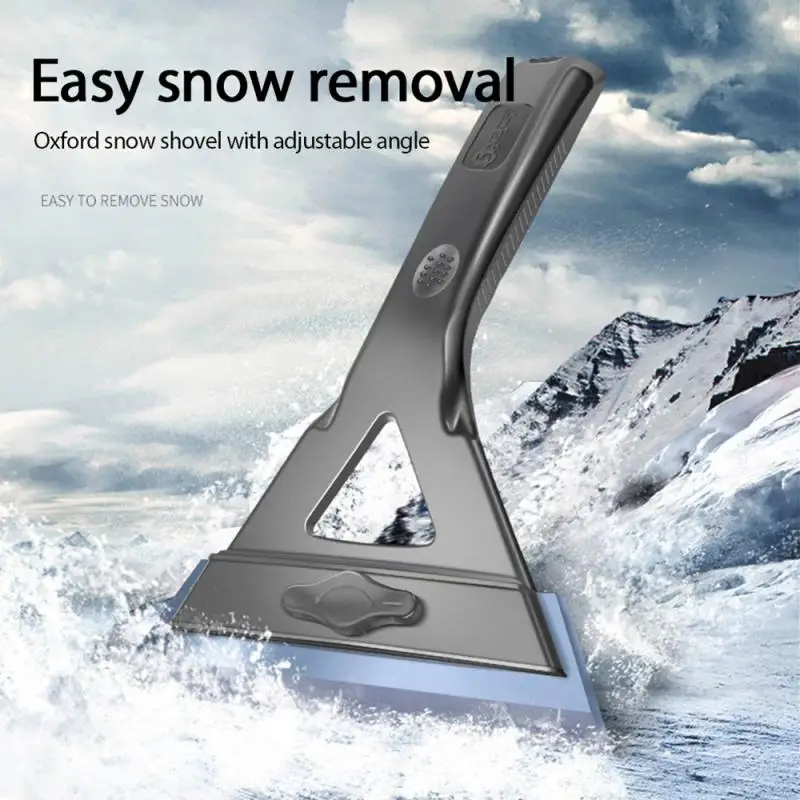 

Mutifunctional Windshield Ice Scraper Tendon Anti-skid Design Convenient To Operate Long Service Life Multifunctional 13x24cm