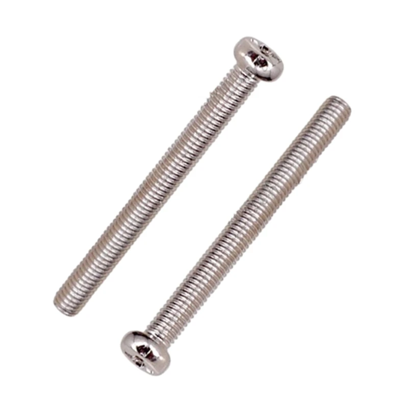 10 Pcs Humbucker Guitar Pickup Screws Wtih Springs Double Coil Pickup Mounting Screws and Springs for Height Adjustment