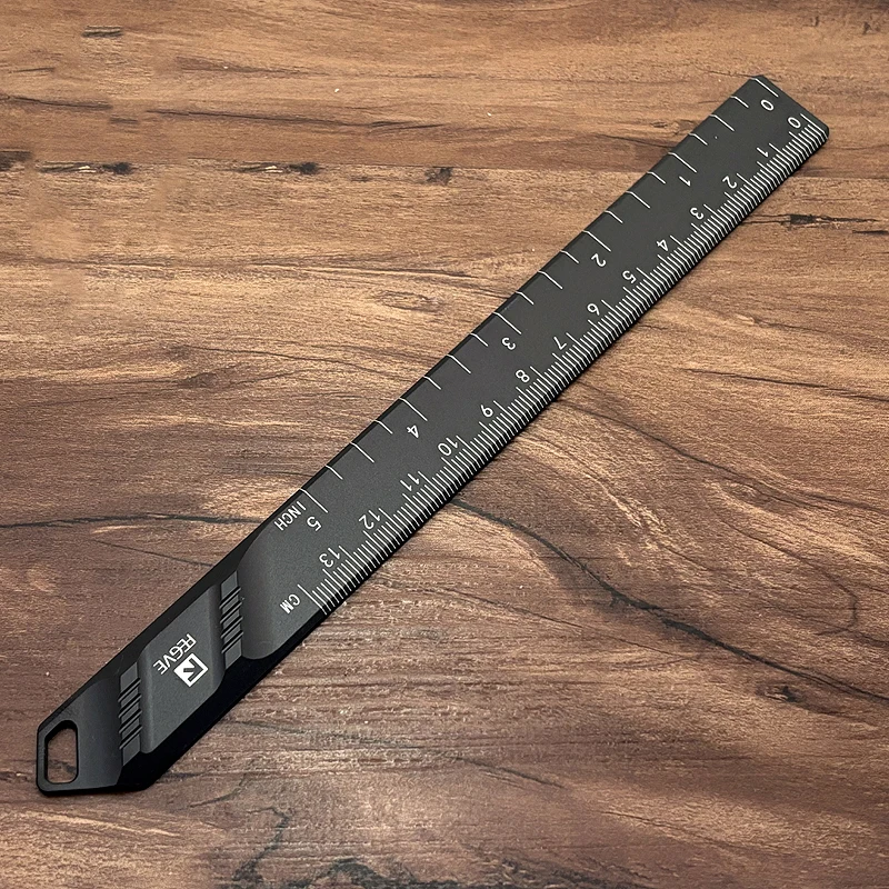 Titanium alloy Ruler Student Stationery CNC precision scale EDC Tool Ruler