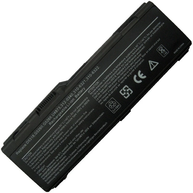 New High-quality 6600Mah New Laptop Battery for Dell Inspiron 6000 9200 U4873  XPS Gen 2 M1710 D5318 YF976