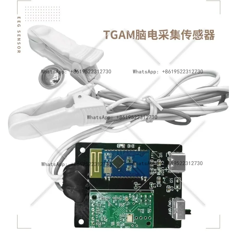 EEG Kit EEG Erfassungsmodul EEG Sensor Mind Control Arduino ESP32 Entwicklung
