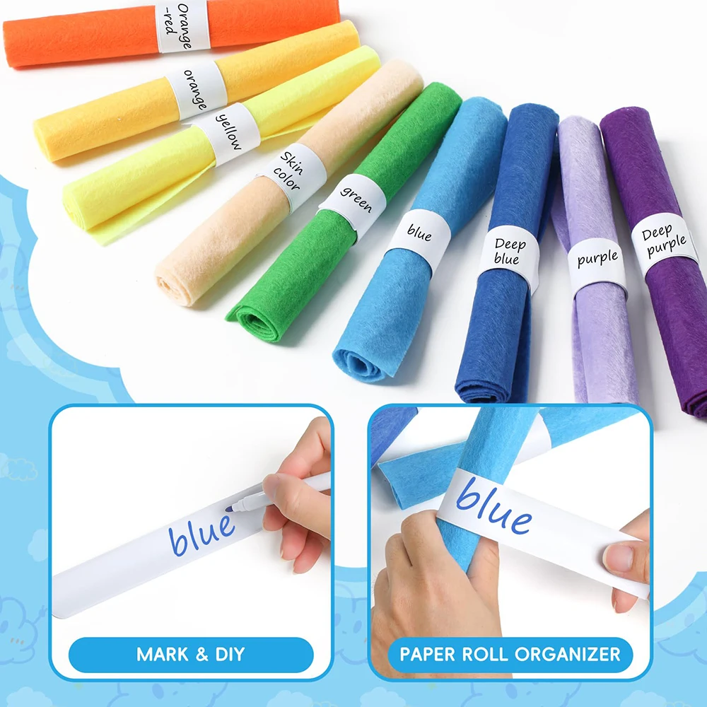 10 Stück PVC-Schlagarmbänder, weiß, DIY, leere Schnappbänder, kreative leere Armbänder für Kindertag, Geburtstag, Mitbringsel – Detail 3
