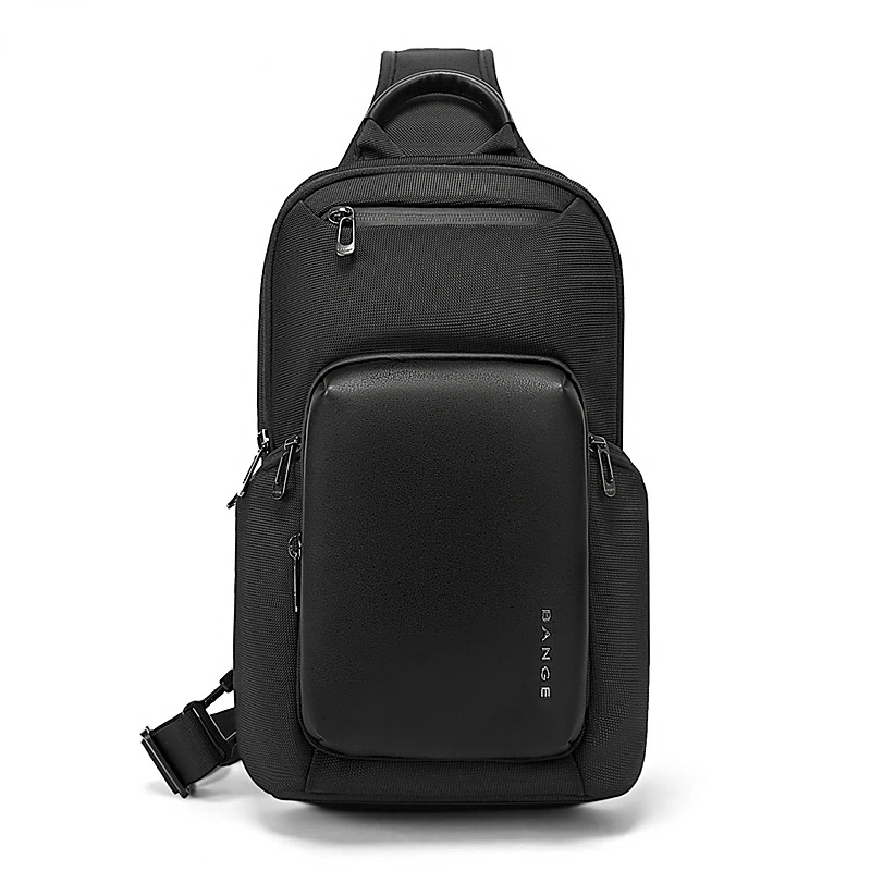 Chikage-Bolso de pecho de viaje de negocios de alta calidad para hombres, bolso de hombro informal de gran capacidad, bolso cruzado de moda para deportes al aire libre