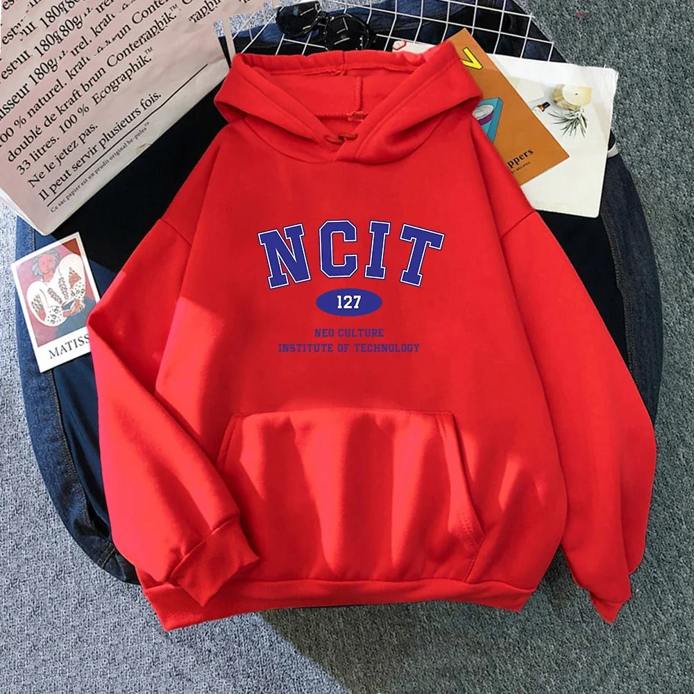 Kpop Nct 127 Hoodie Klassieke Winter Warm Vrouwen Mannen Sportwear Female Sweatshirt Cute Graphic Fleece Ladies Clothes