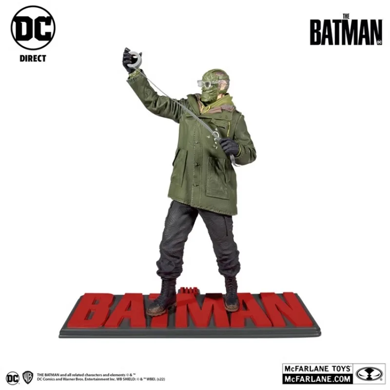 Genuine MacFarlane DC Direct Series The New Batman Riddler Action Figure Movie Comic Collection Statue Model Decor Surprise Gift