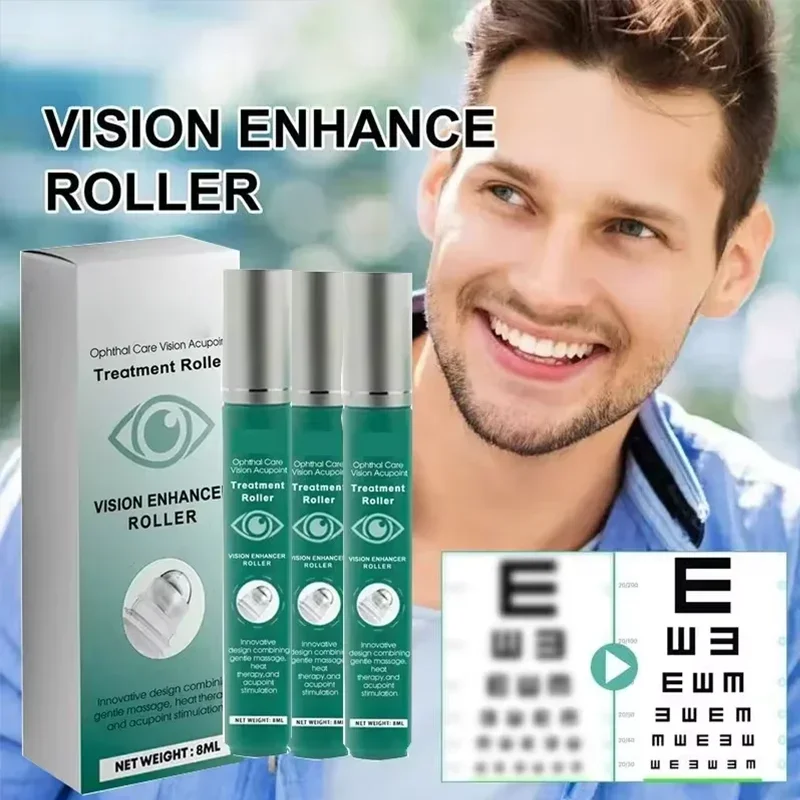 Presbyopia VisionRestore Eye Drops Cleanning Eyes Relieves Discomfort Itching Removal Fatigue Relax Massage Eye Care