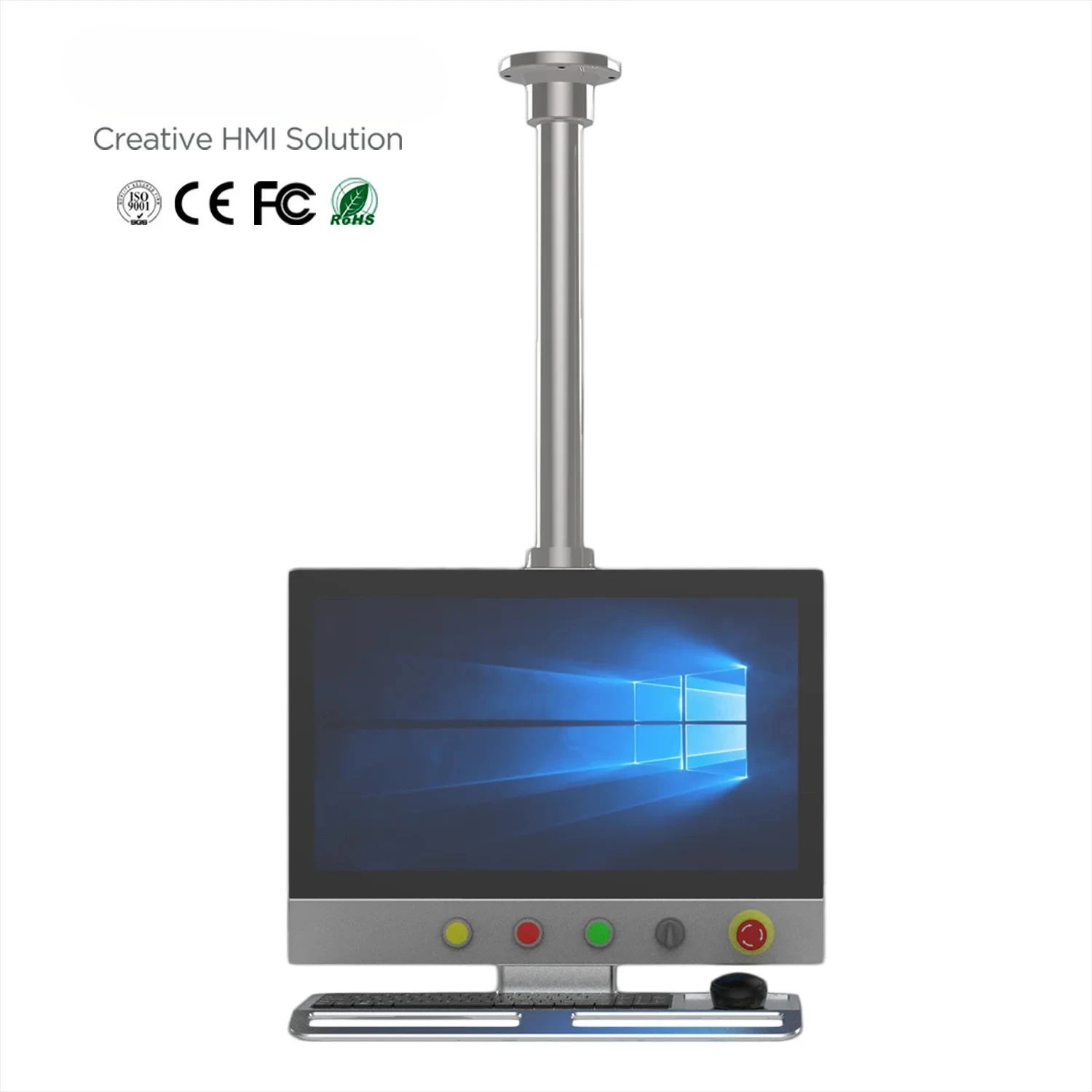 Support Arm Full HD High Brightness 21.5 Inch 1920*1080 Capacitive Touch Screen Win10 Industrial Aill-in-one Panel Computers Pc
