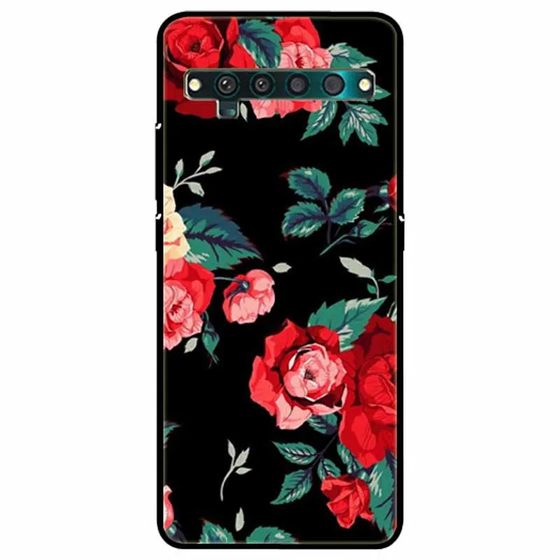 For TCL 10 Pro Case Protective Silicone Fashion TPU Bumper for TCL 10 Pro T799B T799H Soft Phone Cover on for TCL10Pro Fundas