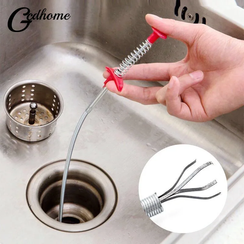 

60-300cm Flexible Grabber Claw Pick Up Reacher Bendable Hose Hair Drain Clog Remover Tool For Litter Sink Drain Toilet