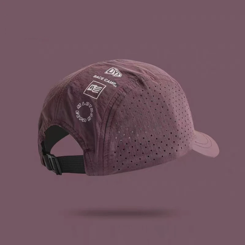 Summer Lightweight Cool and Comfortable Double-Sided Breathable Mesh Printed Letter Pattern Quick-Drying Baseball Cap