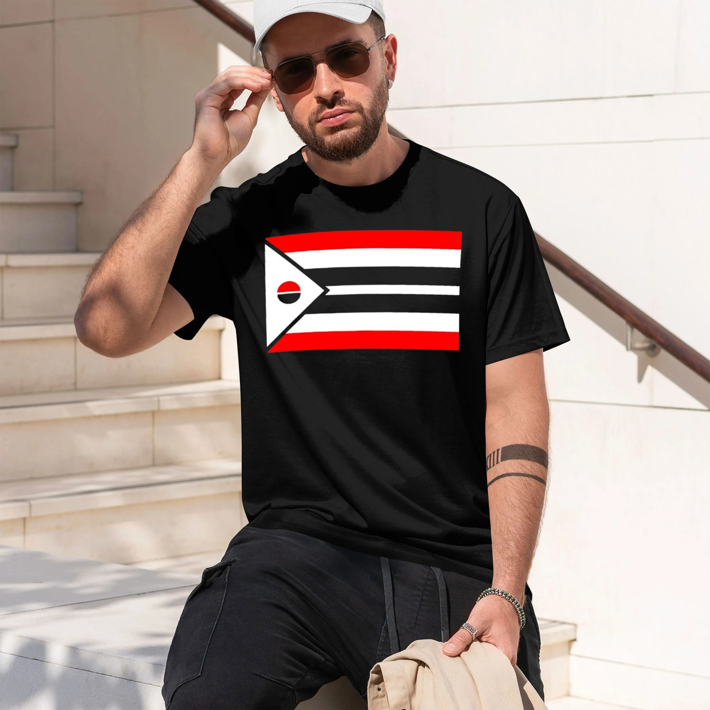 Flag of Arapaho Nation reservation USA T-Shirt Sun Protective Outor Tee 2026 New Model Short-sleeve crewneck T-Shirt Classic Cas