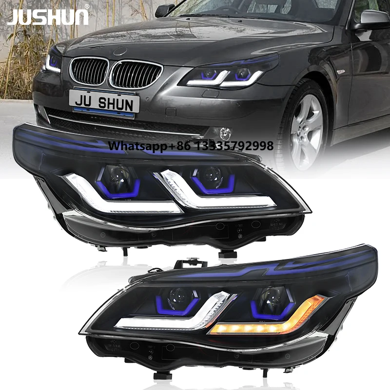 

JUSHUN New for’BMW E60 5 Series 5er 2003-2010Laser Headlight Waterproof LED with Streamer Turn Signal for 530i M5