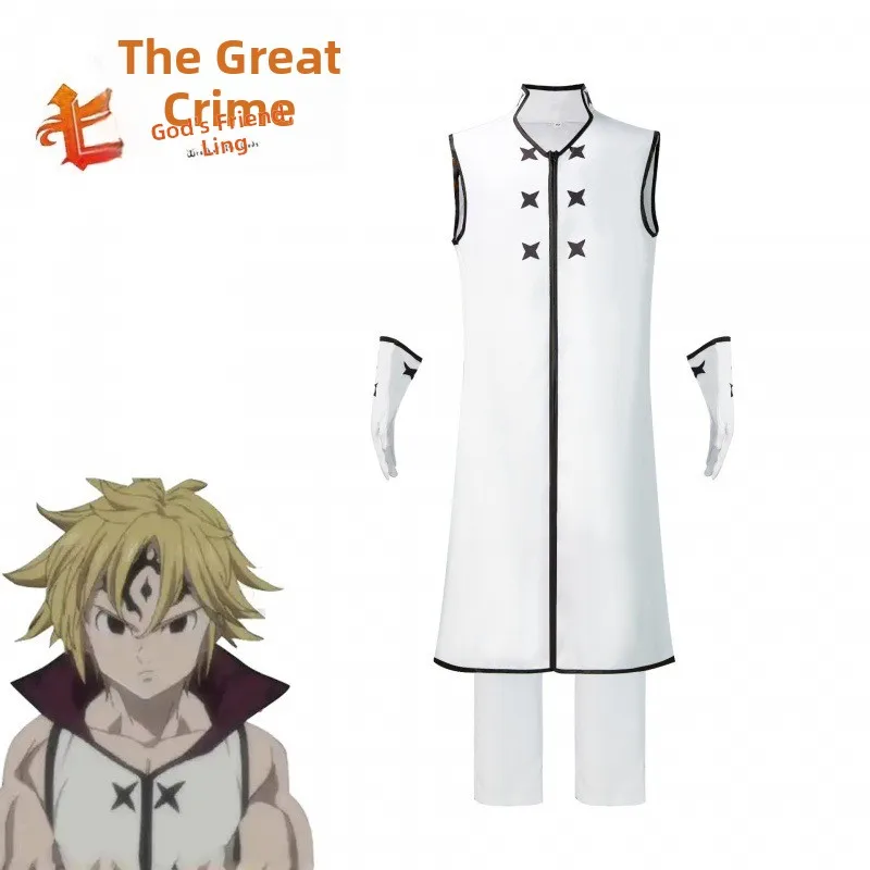 

Seven Sins Cosplay Costume Meliodas Any Sin loween Comic Con Festival Women's Traditional Chinese Clothing Stage Perform...