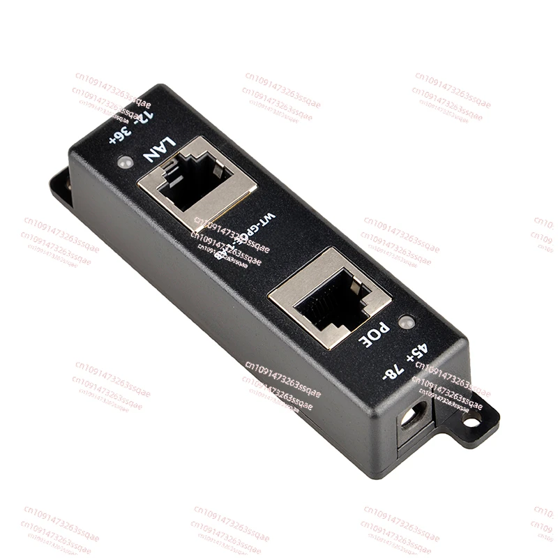 1-Port Gigabit POE mid-span A. B mode Ethernet power injector