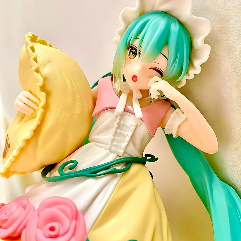 19 cm Hatsune Dornröschen Kissen Anime Figur Spielzeug Märchen Prinzessin Mädchen Computer Fall Dekoration Desktop Ornament Geschenk