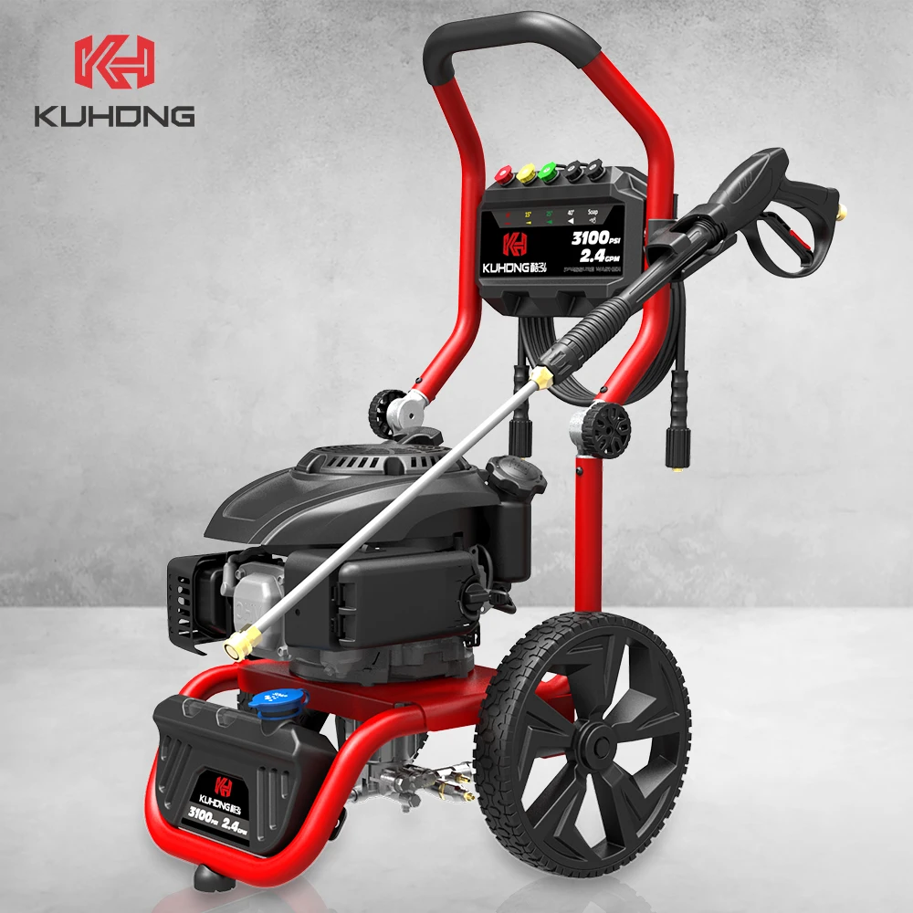 Kuhong Bomba Vertical Para 200 bar Set 3000 psi Pistola De Hidrolavadoras a Gasolina آلة غسالة الضغط #1