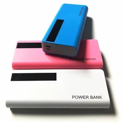 5x1865 0 opakowanie na Power Bank przenośny 5V ładowanie telefonu komórkowego przez USB DIY Shell 18650 uchwyt baterii etui z funkcją ładowania ze światłem LED